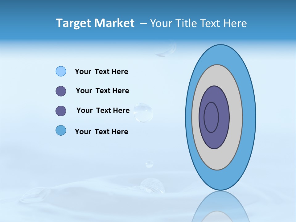 Splashing Flow Liquid PowerPoint Template