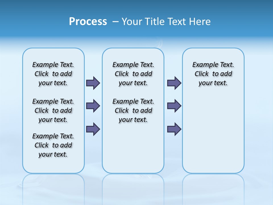 Splashing Flow Liquid PowerPoint Template