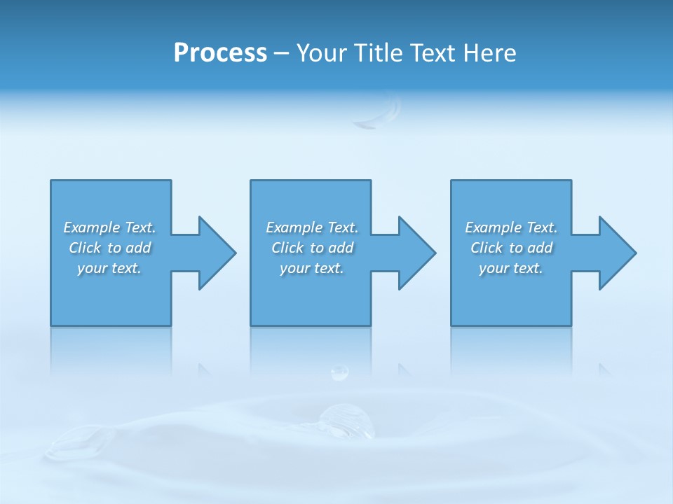 Splashing Flow Liquid PowerPoint Template