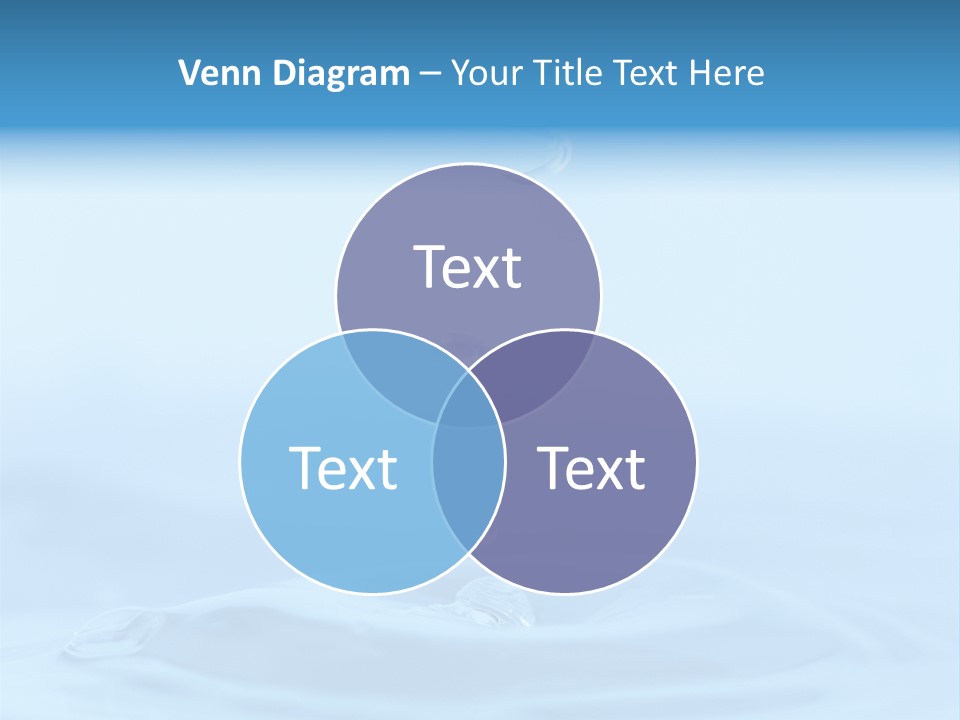 Splashing Flow Liquid PowerPoint Template