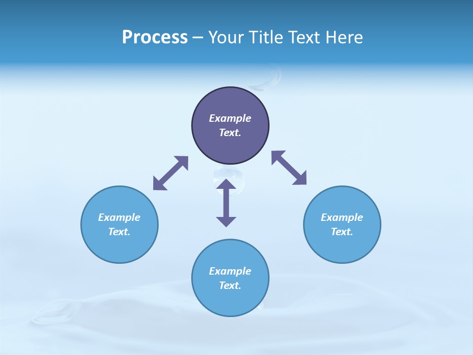 Splashing Flow Liquid PowerPoint Template