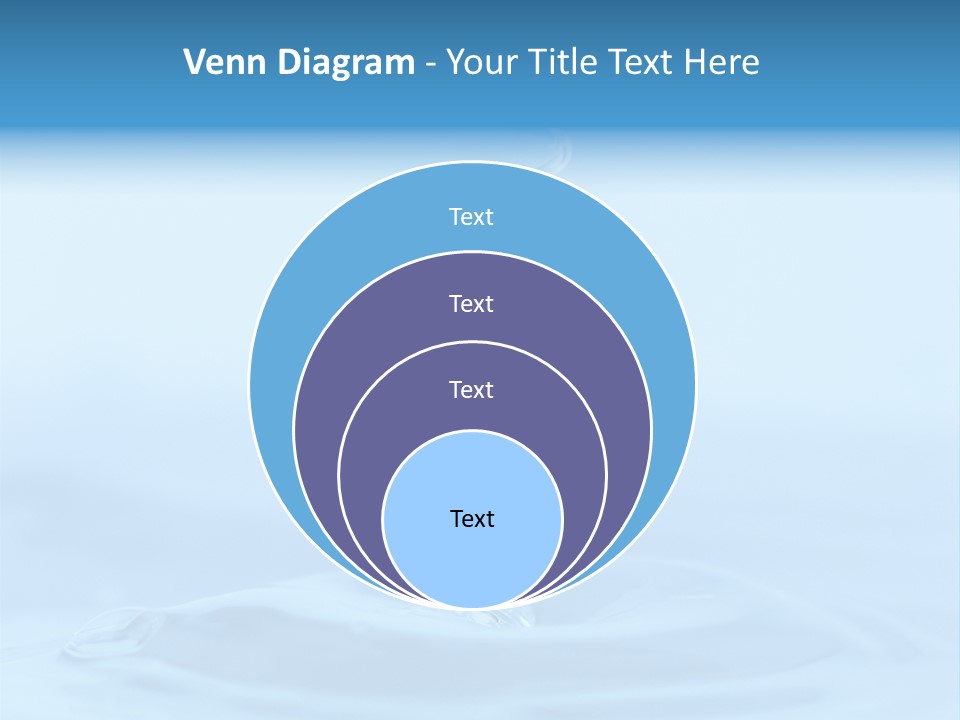 Splashing Flow Liquid PowerPoint Template