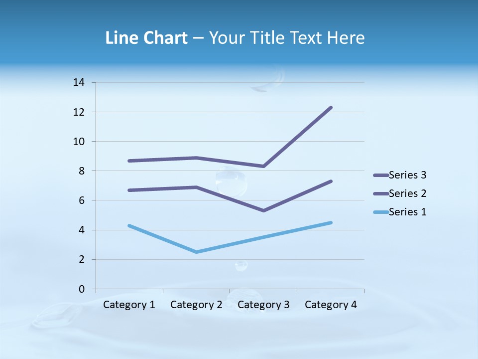 Splashing Flow Liquid PowerPoint Template