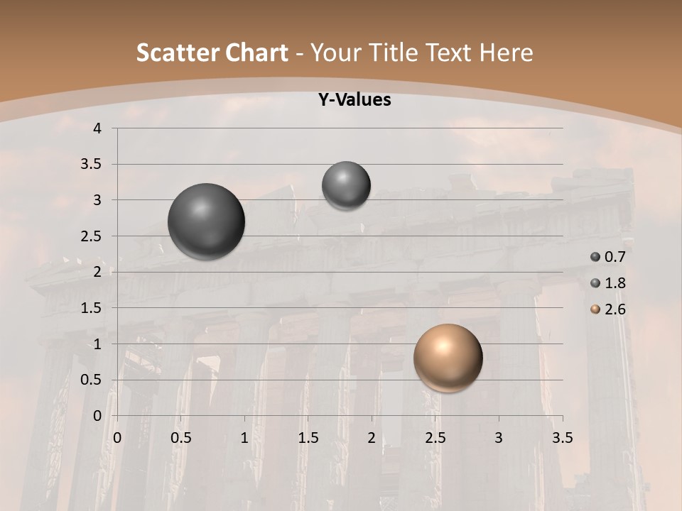 Greece Temple Cloud PowerPoint Template