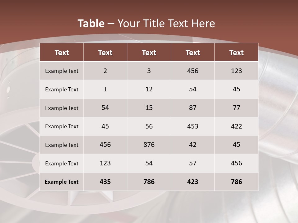 Climate Fresh Aluminum PowerPoint Template