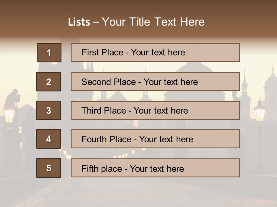 Republic Colour Prague PowerPoint Template