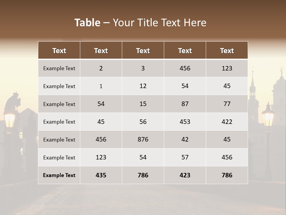 Republic Colour Prague PowerPoint Template