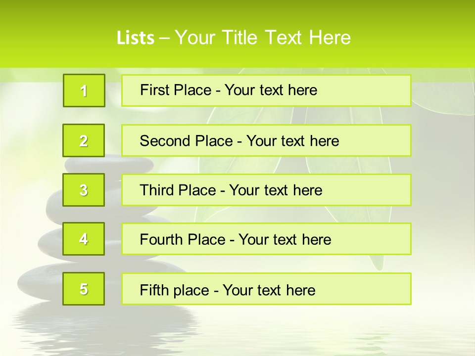 Wellness Detail Flora PowerPoint Template