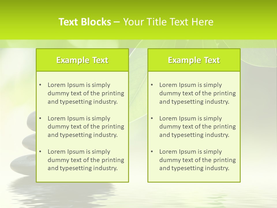 Wellness Detail Flora PowerPoint Template