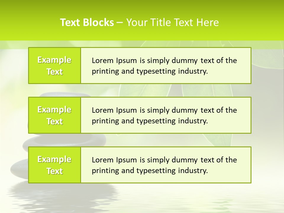 Wellness Detail Flora PowerPoint Template