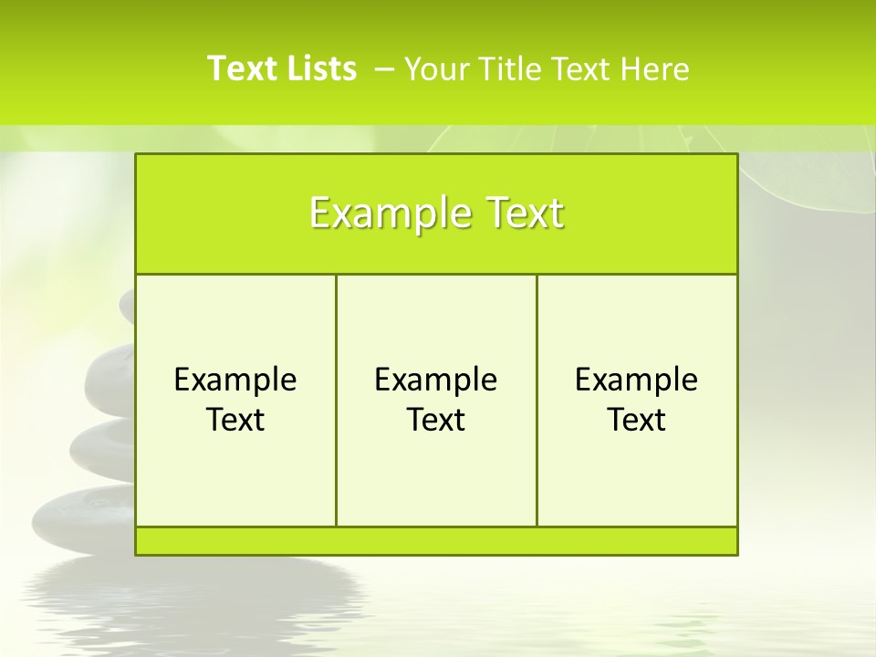 Wellness Detail Flora PowerPoint Template