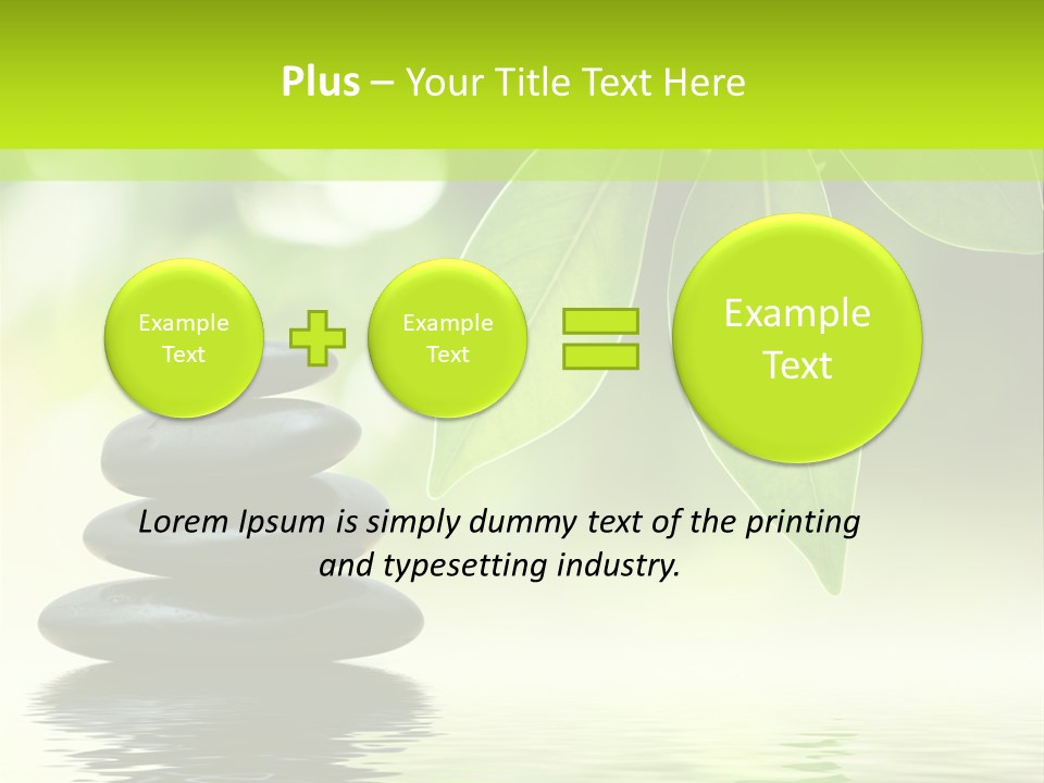 Wellness Detail Flora PowerPoint Template