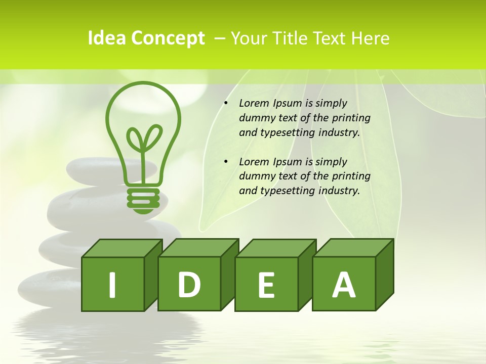 Wellness Detail Flora PowerPoint Template