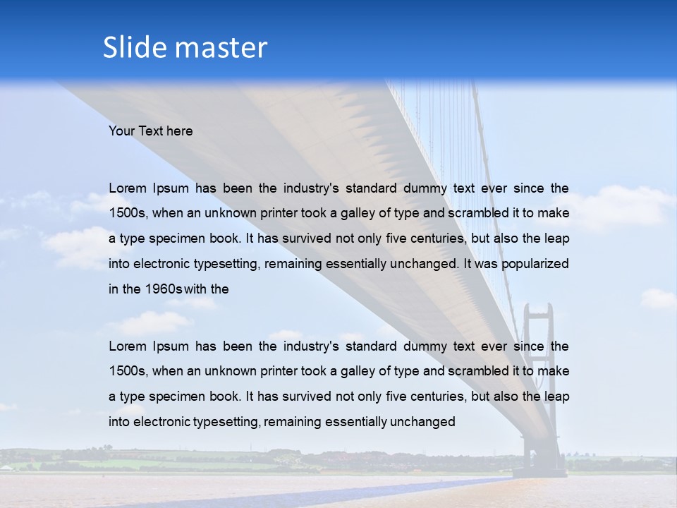 Cable Suicide Port PowerPoint Template