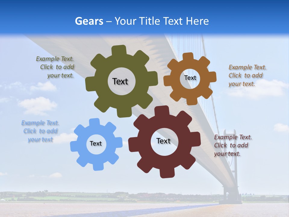 Cable Suicide Port PowerPoint Template