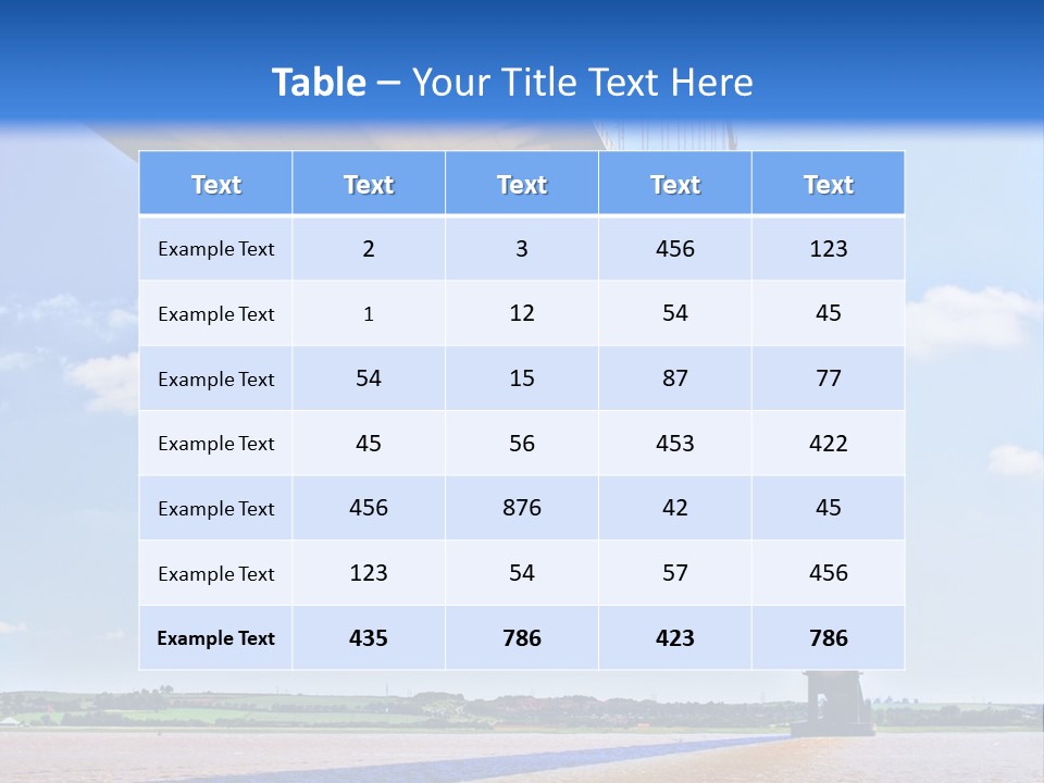 Cable Suicide Port PowerPoint Template