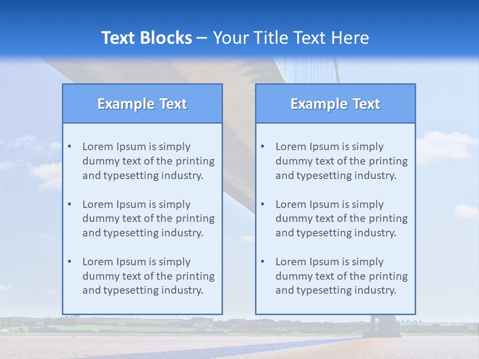Cable Suicide Port PowerPoint Template