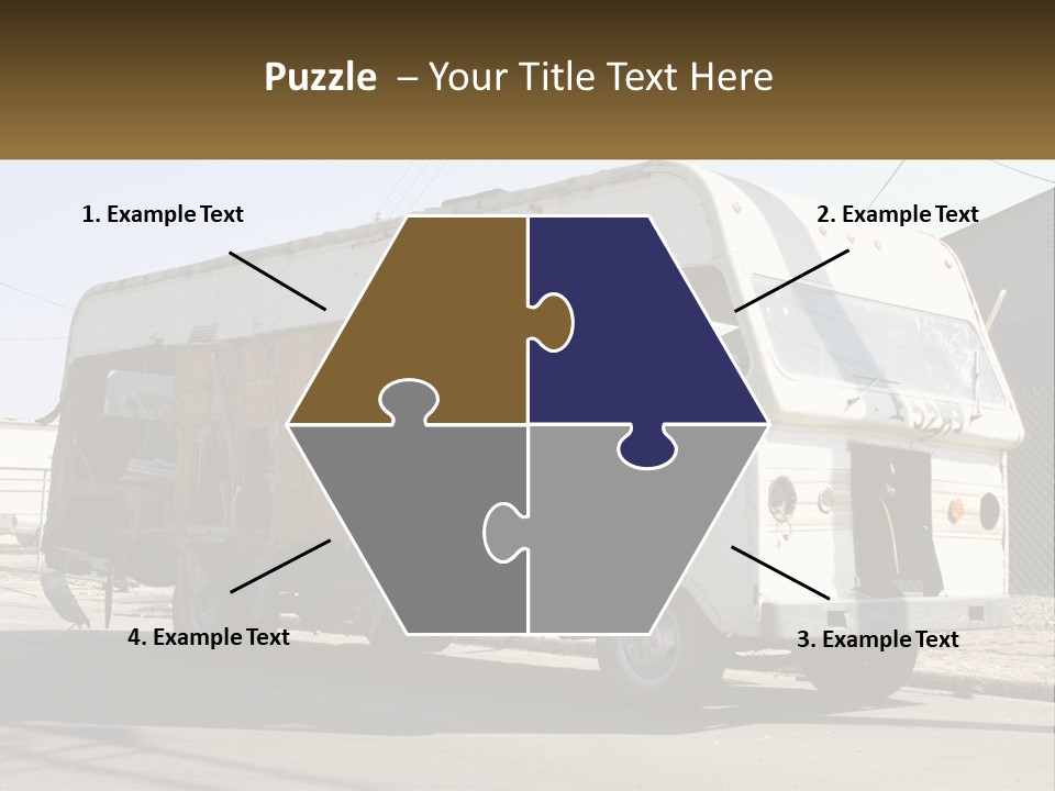 Damaged Repair Land PowerPoint Template
