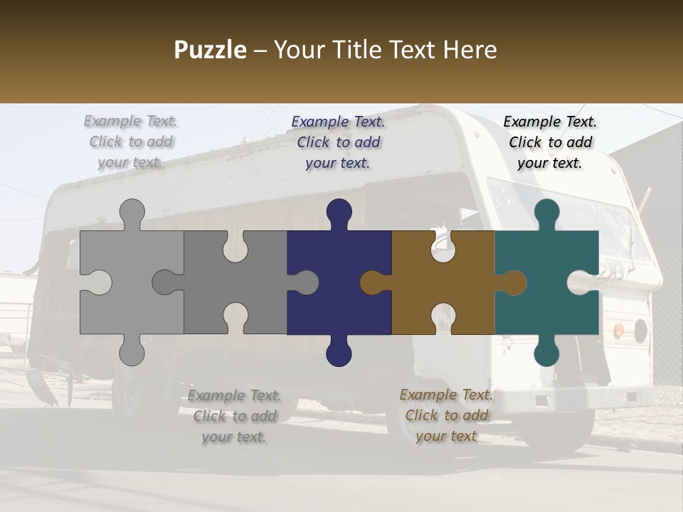 Damaged Repair Land PowerPoint Template