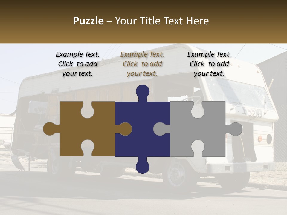 Damaged Repair Land PowerPoint Template