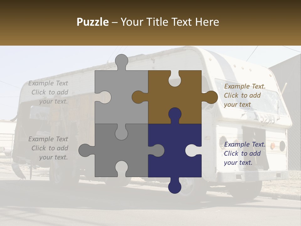 Damaged Repair Land PowerPoint Template