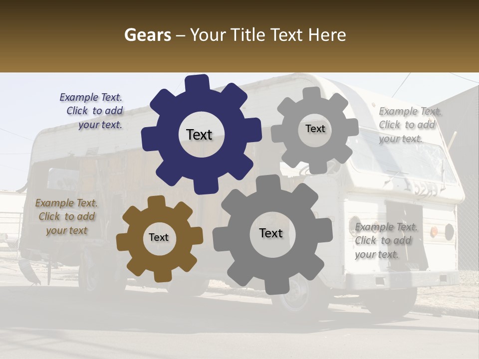 Damaged Repair Land PowerPoint Template