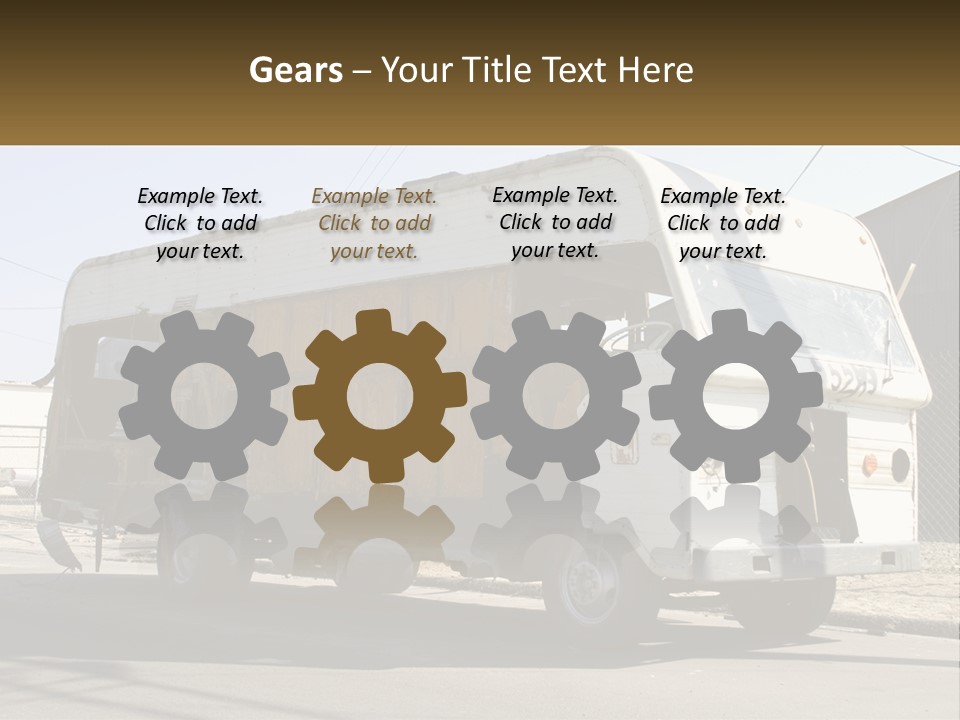 Damaged Repair Land PowerPoint Template