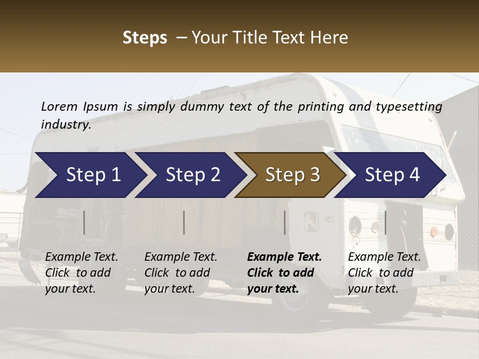 Damaged Repair Land PowerPoint Template