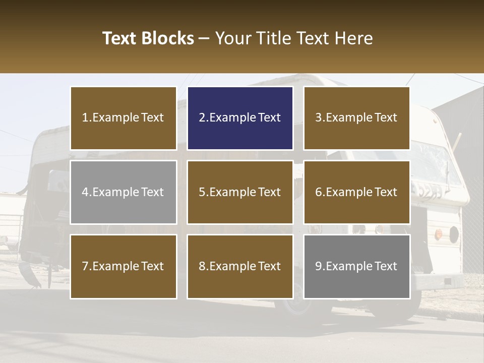 Damaged Repair Land PowerPoint Template
