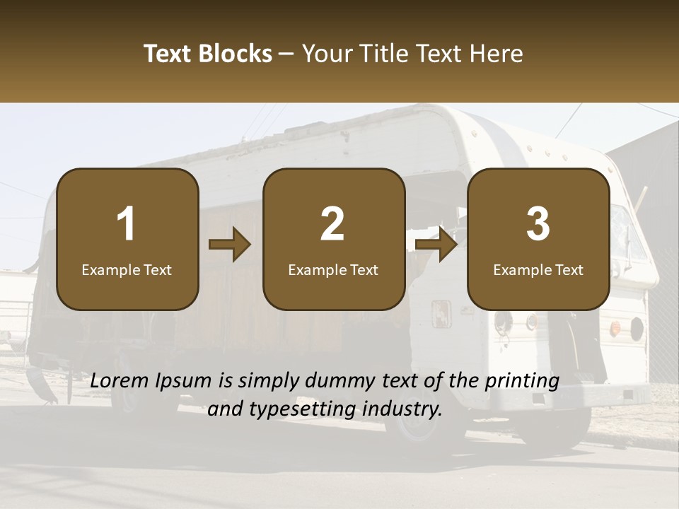 Damaged Repair Land PowerPoint Template