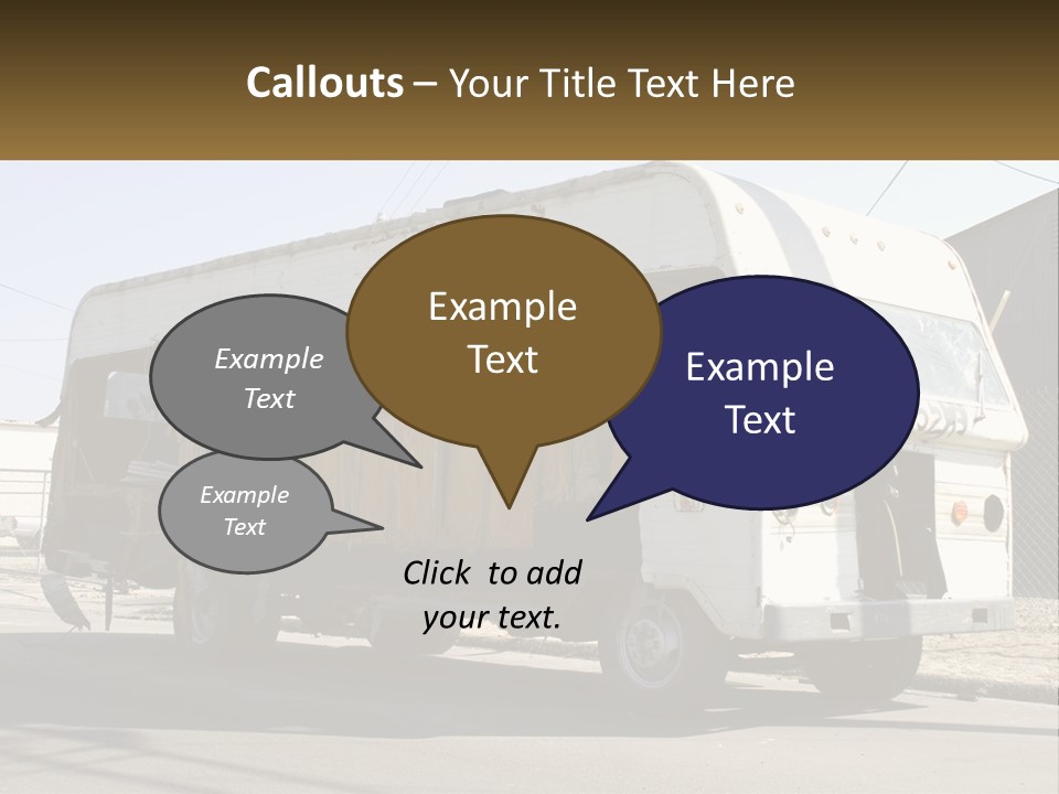 Damaged Repair Land PowerPoint Template