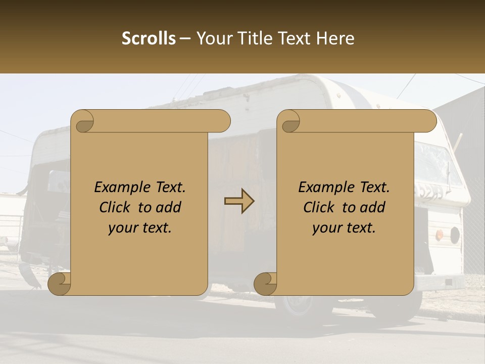Damaged Repair Land PowerPoint Template