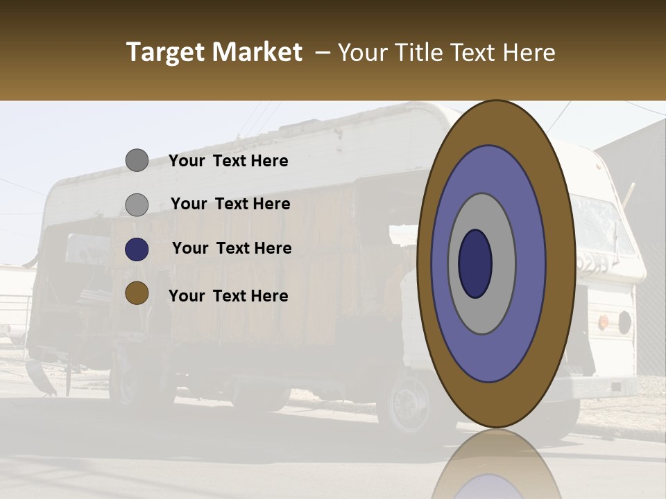 Damaged Repair Land PowerPoint Template