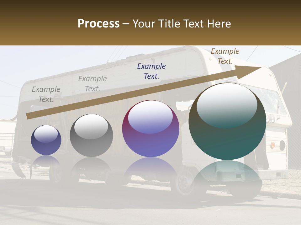 Damaged Repair Land PowerPoint Template