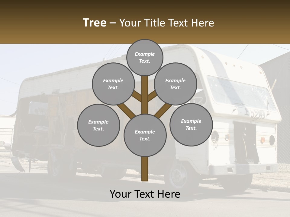 Damaged Repair Land PowerPoint Template