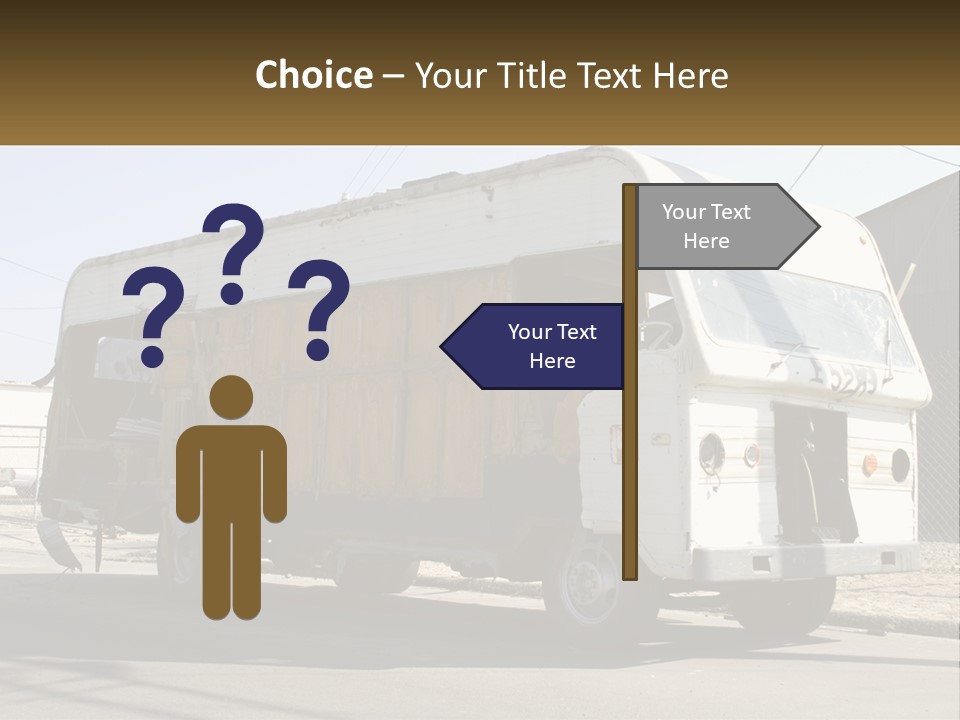 Damaged Repair Land PowerPoint Template
