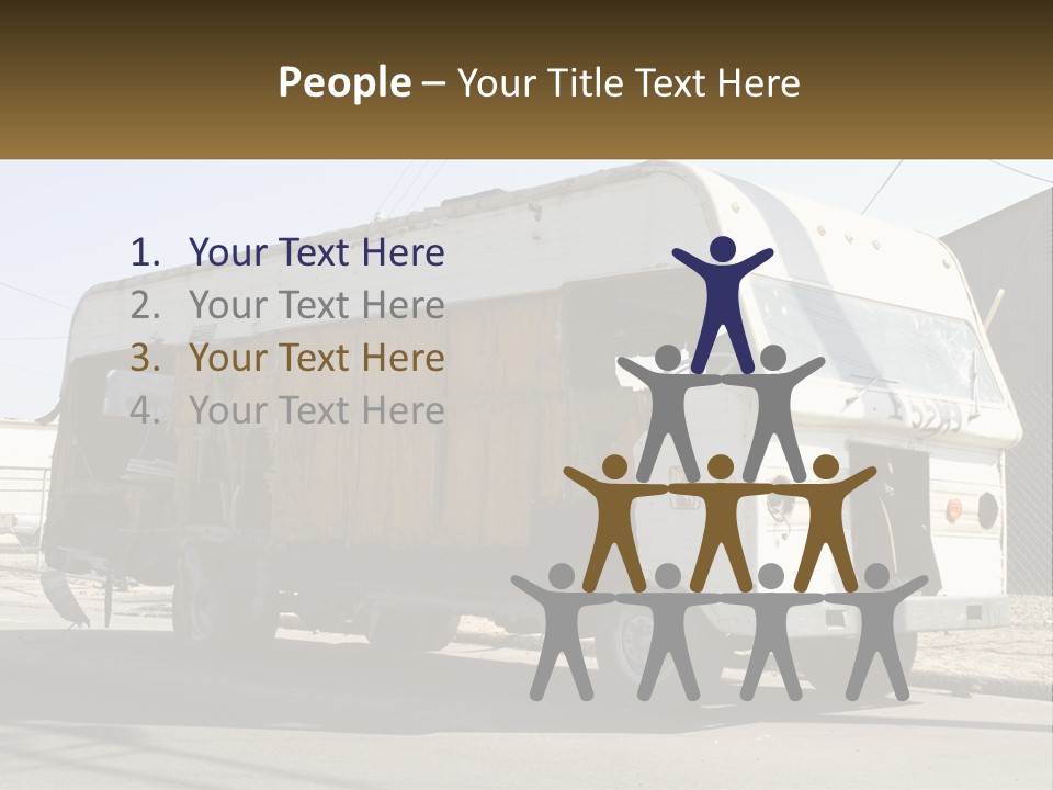 Damaged Repair Land PowerPoint Template