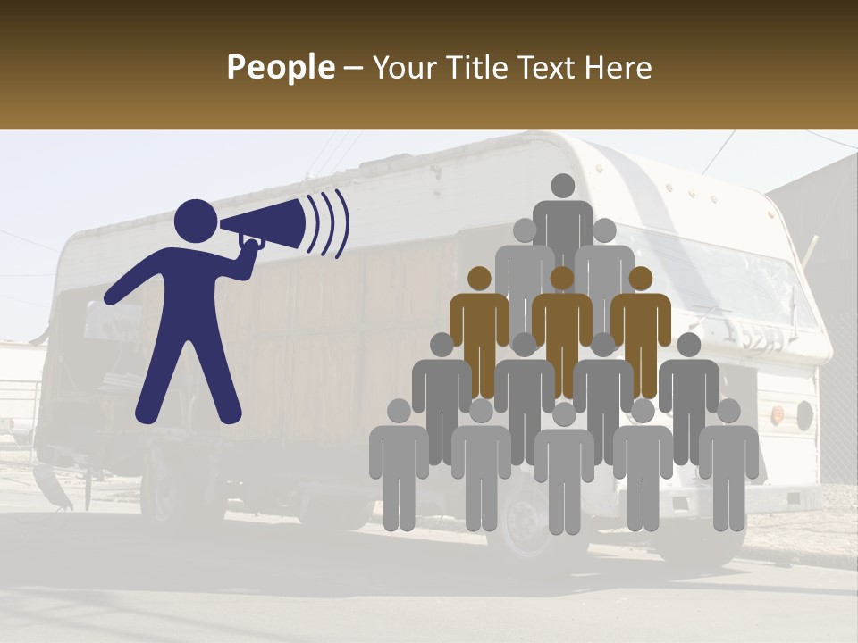 Damaged Repair Land PowerPoint Template