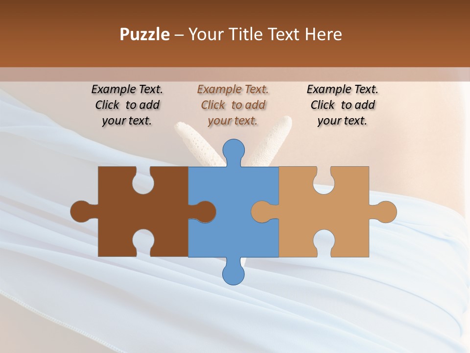 Silk Curve Waist PowerPoint Template