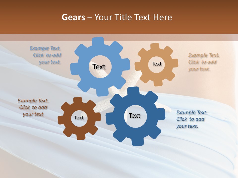 Silk Curve Waist PowerPoint Template