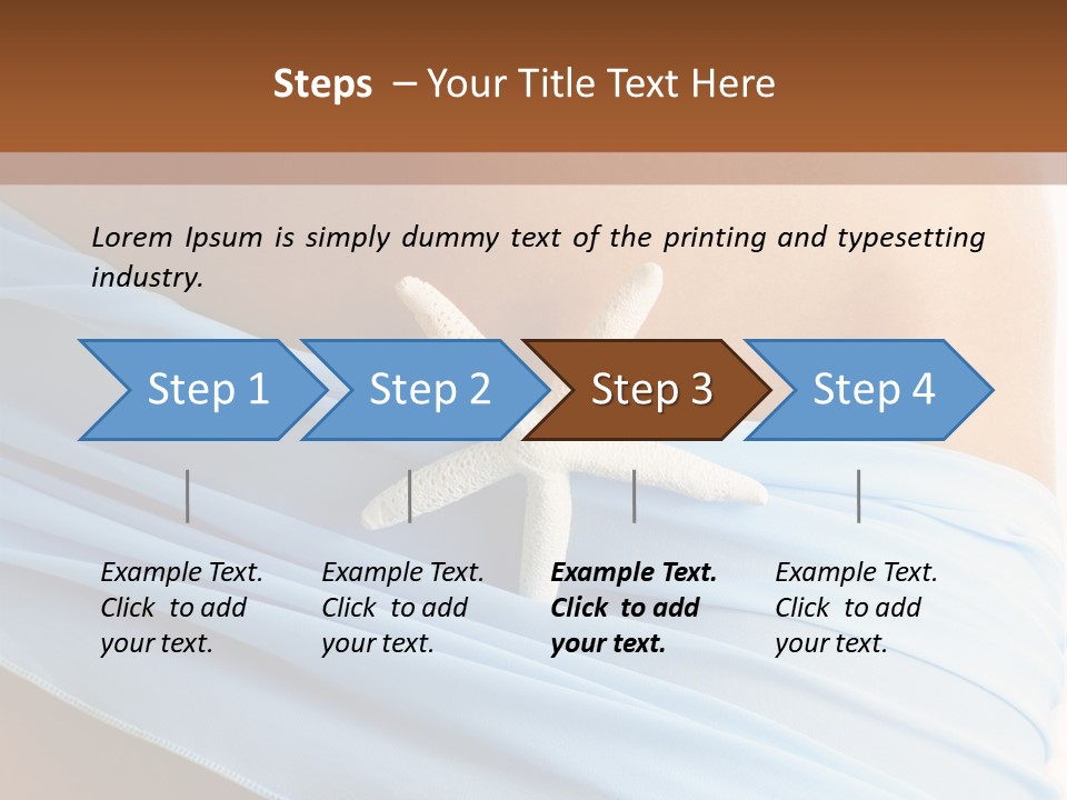 Silk Curve Waist PowerPoint Template