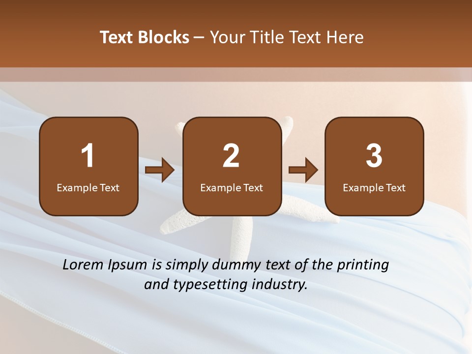 Silk Curve Waist PowerPoint Template