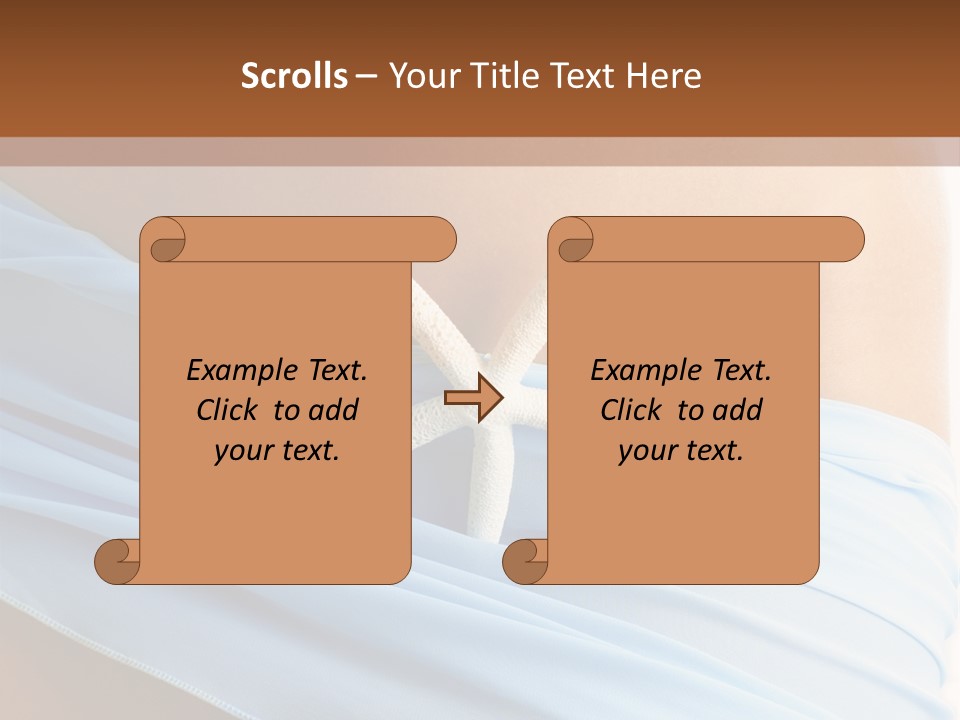 Silk Curve Waist PowerPoint Template