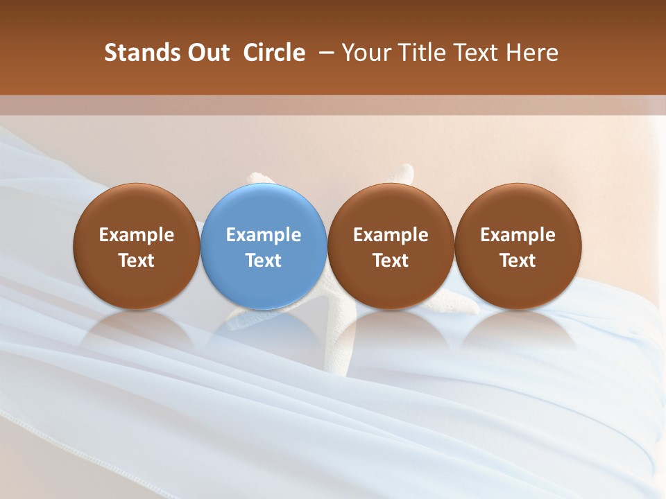 Silk Curve Waist PowerPoint Template
