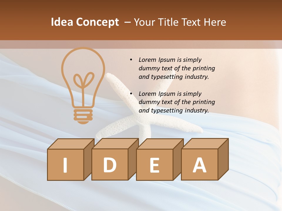 Silk Curve Waist PowerPoint Template