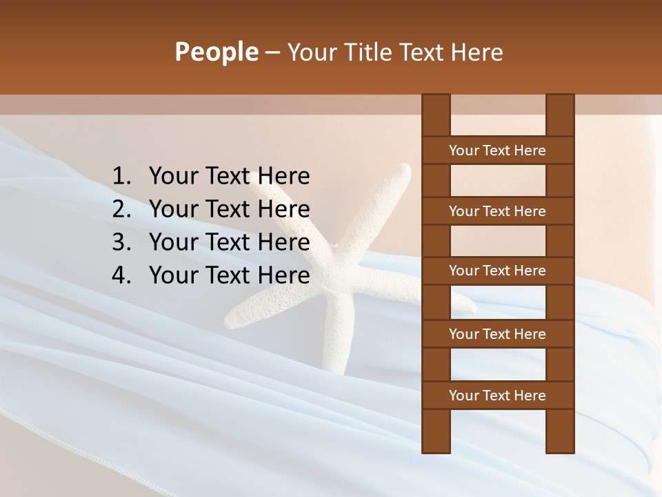 Silk Curve Waist PowerPoint Template