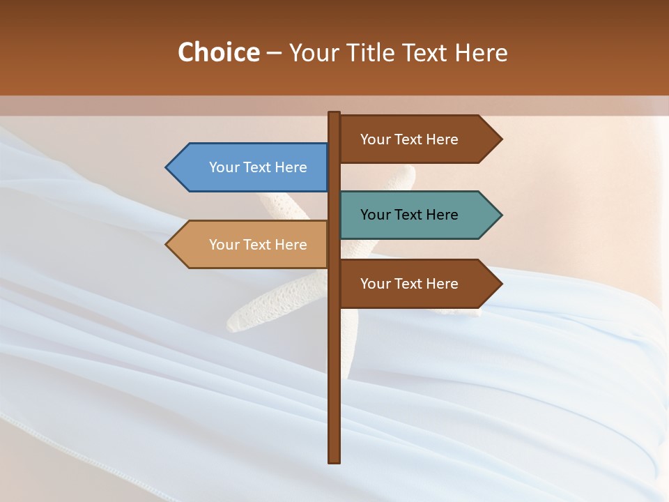 Silk Curve Waist PowerPoint Template