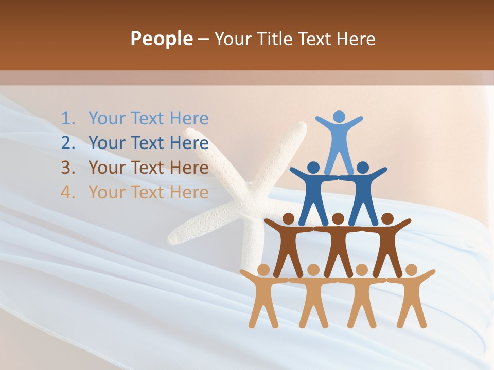 Silk Curve Waist PowerPoint Template