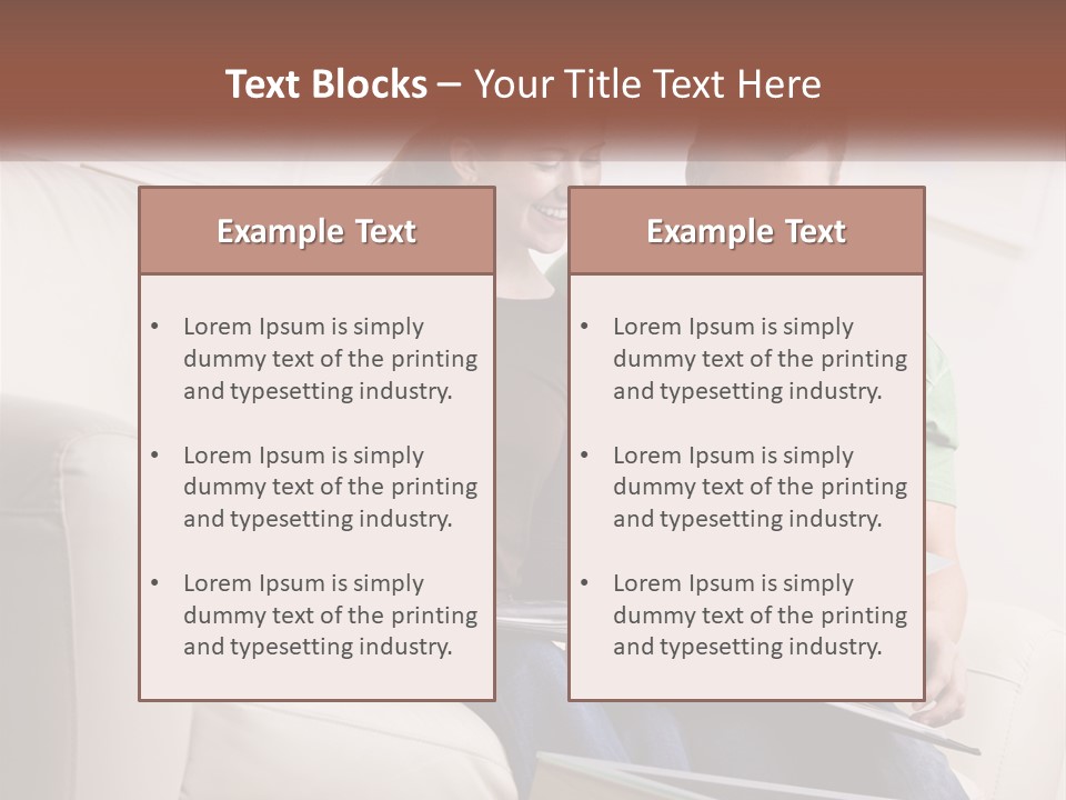 Scrapbook Album House PowerPoint Template