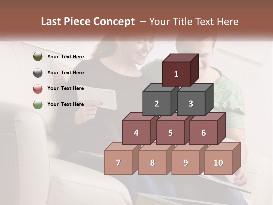 Scrapbook Album House PowerPoint Template